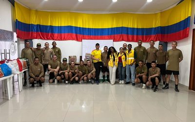 Armada de Colombia gestiona y embarca 19,5 toneladas de ayudas humanitarias para comunidades afectadas por el sismo del 10 de agosto